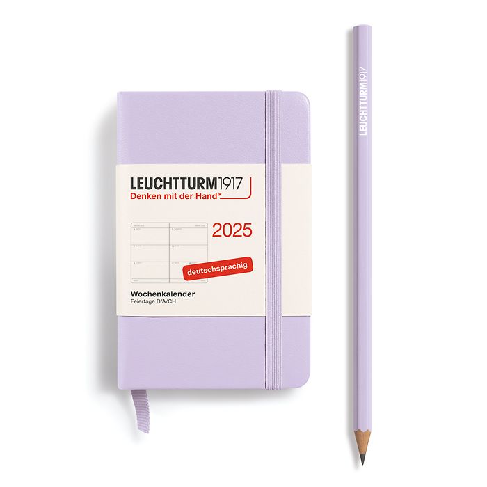 Wochenkalender Mini (A7) 2025, Lilac, Deutsch