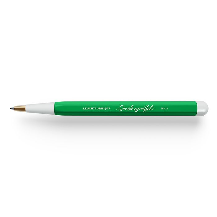 Drehgriffel Nr. 1, Spring Leaf - Gelstift mit schwarzer Tinte