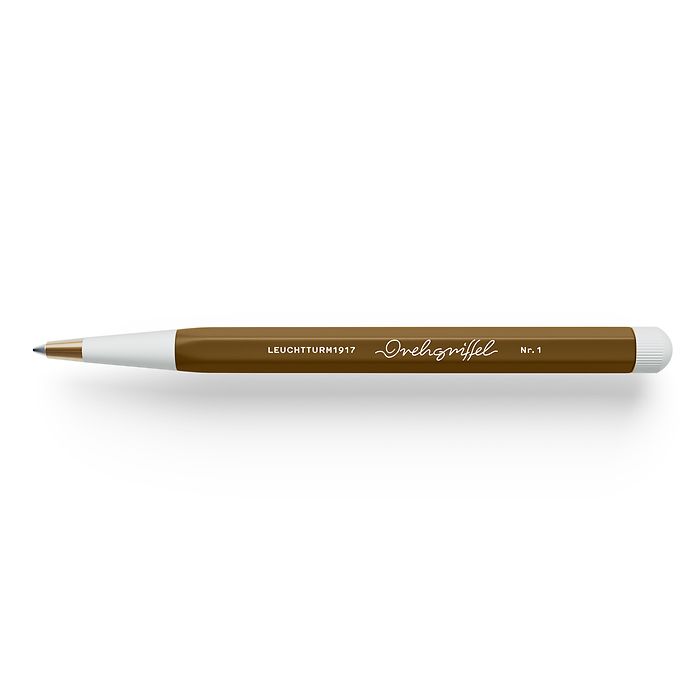 Drehgriffel Nr. 1, Spice Brown - Gelstift mit schwarzer Tinte